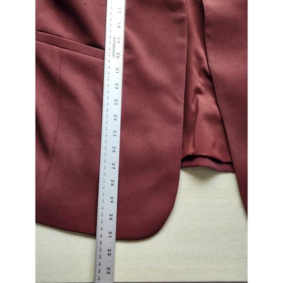JACKET/SUIT TOP-NORDSTROM-Chocolate Brown-No Buttons-No Collar-Size XL - Picture 9 of 12